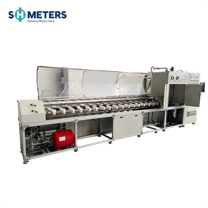 Cold Hot Water DN15mm~DN300mm Water Meter Testing Machine Bench