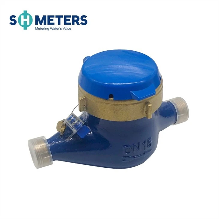 Multi Jet Dry Dial Water Meter CLASS B Brass Water Meter 1/2 R200